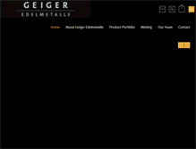 Tablet Screenshot of geiger-edelmetalle.com